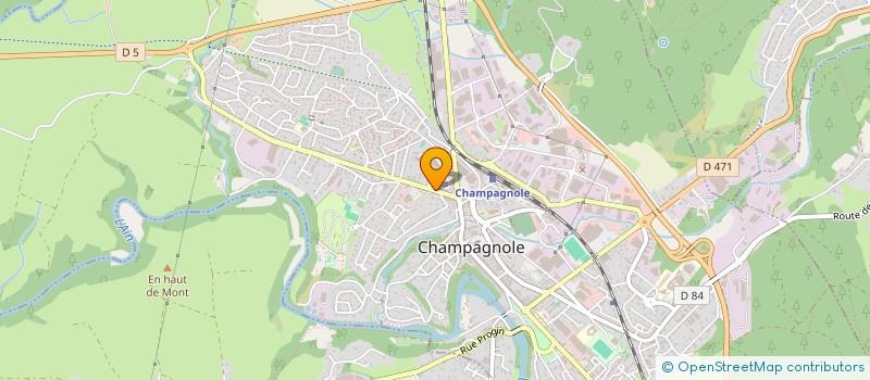 localisation de l'entreprise MADAME NADEGE MONIQUE ALISO COOPER  CHAMPAGNOLE