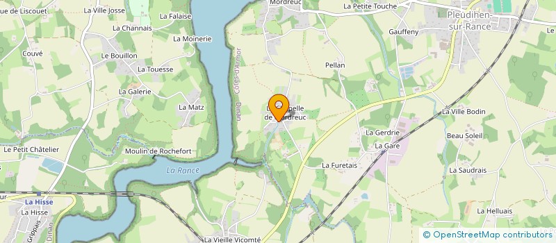 localisation de l'entreprise MADAME NADEGE MONNERIE  PLEUDIHEN-SUR-RANCE