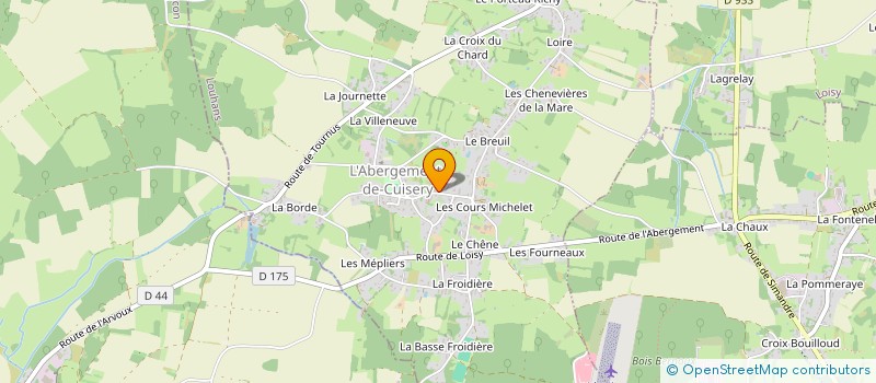 localisation de l'entreprise MADAME NADEGE MONTRE à L'ABERGEMENT-DE-CUISERY