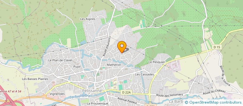 localisation de l'entreprise MADAME NADEGE MOTTIER à PELISSANNE