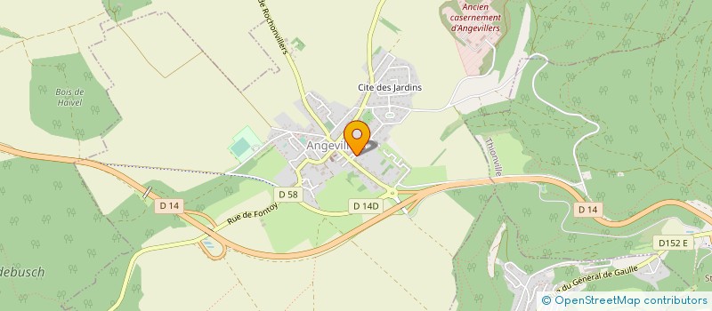 localisation de l'entreprise MADAME NADEGE MOUGEL à ANGEVILLERS