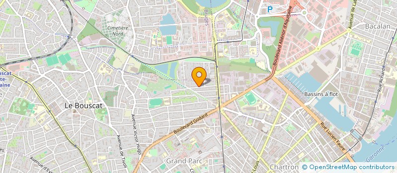 localisation de l'entreprise MADAME NADEGE MULLER  LE BOUSCAT