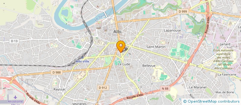 localisation de l'entreprise MADAME NADEGE NATHALIE CALMES à ALBI