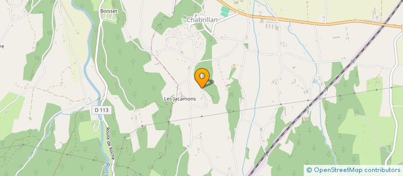 localisation de l'entreprise MADAME NADEGE NAUD  CHABRILLAN