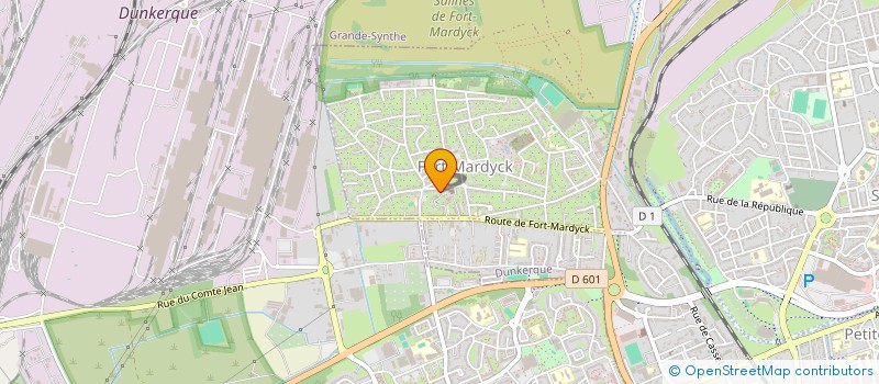 localisation de l'entreprise MADAME NADEGE NION à DUNKERQUE