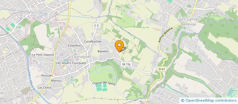 localisation de l'entreprise MADAME NADEGE NOUVEL  LAUNAGUET