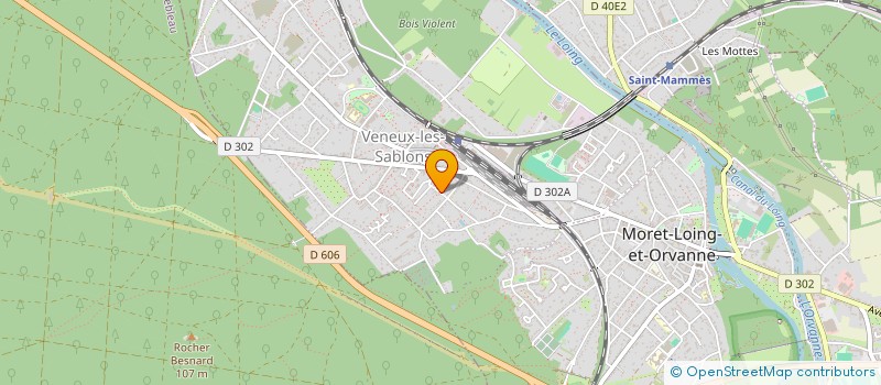 localisation de l'entreprise MADAME NADEGE OBERHOLZER  MORET-LOING-ET-ORVANNE