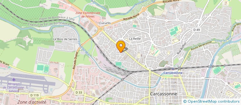 localisation de l'entreprise MADAME NADEGE OHL  FONTIERS-CABARDES