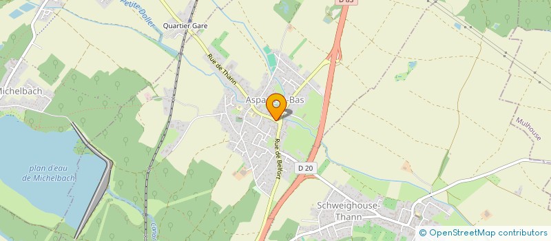 localisation de l'entreprise MADAME NADEGE PALKA  ASPACH-LE-BAS