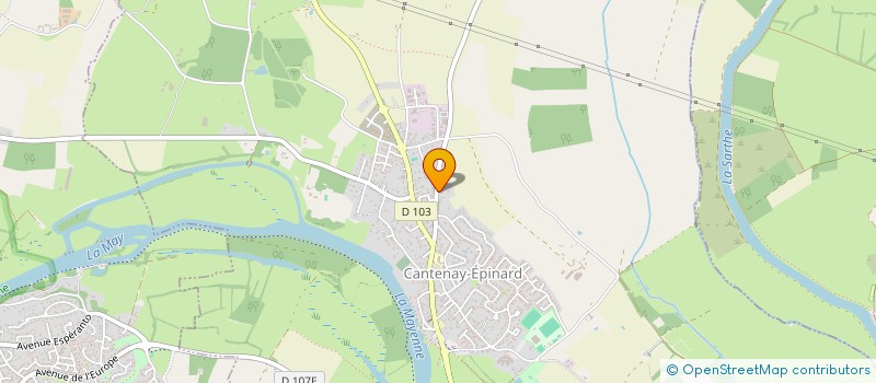 localisation de l'entreprise MADAME NADEGE PARAGEAULT  FENEU