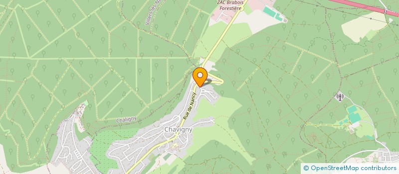 localisation de l'entreprise MADAME NADEGE PARMENTIER  CHAVIGNY