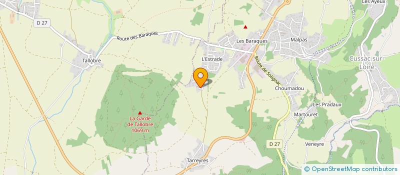 localisation de l'entreprise MADAME NADEGE PASCAL  CUSSAC-SUR-LOIRE