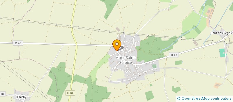 localisation de l'entreprise MADAME NADEGE PASSEMARD  MONT-SAINT-SULPICE