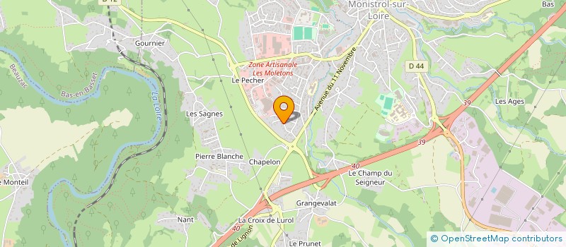 localisation de l'entreprise MADAME NADEGE PASTOR à MONISTROL-SUR-LOIRE