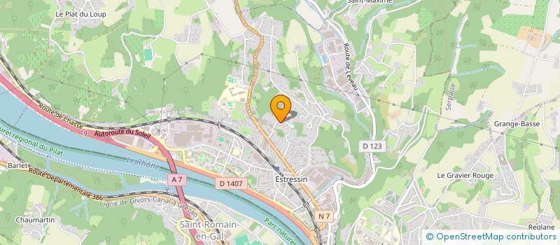 localisation de l'entreprise MADAME NADEGE PATOUILLET à VIENNE