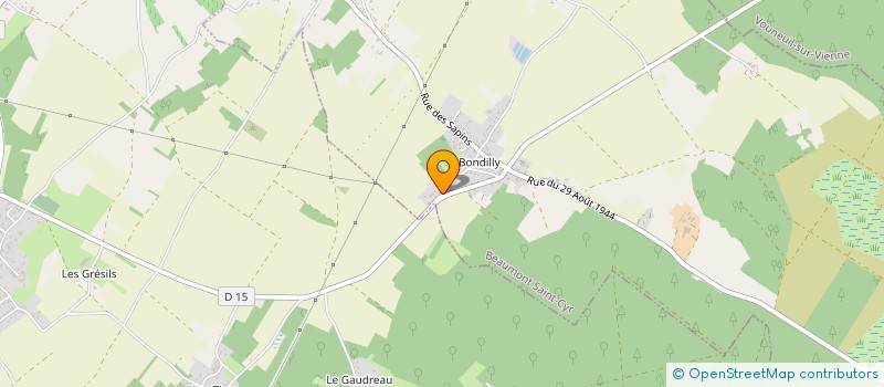 localisation de l'entreprise MADAME NADEGE PAUL  BEAUMONT SAINT-CYR