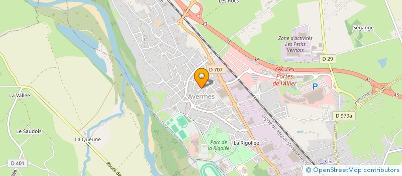 localisation de l'entreprise MADAME NADEGE PAVIET  AVERMES