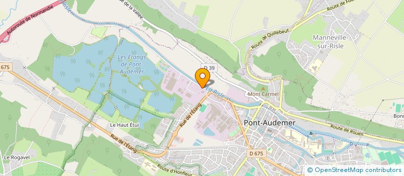 localisation de l'entreprise MADAME NADEGE PESQUET  PONT-AUDEMER