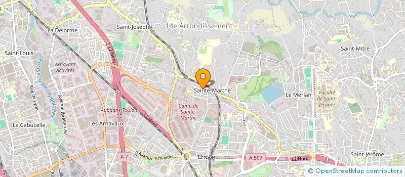 localisation de l'entreprise MADAME NADEGE PICCO à MARSEILLE