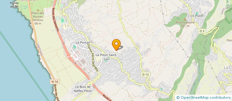 localisation de l'entreprise MADAME NADEGE PIERRE  SAINT-LEU