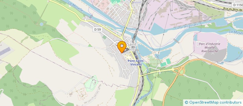 localisation de l'entreprise MADAME NADEGE PILLIOT  PONT-SAINT-VINCENT