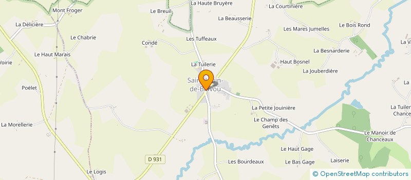 localisation de l'entreprise MADAME NADEGE PINAGOT  SAINT-JOUIN-DE-BLAVOU