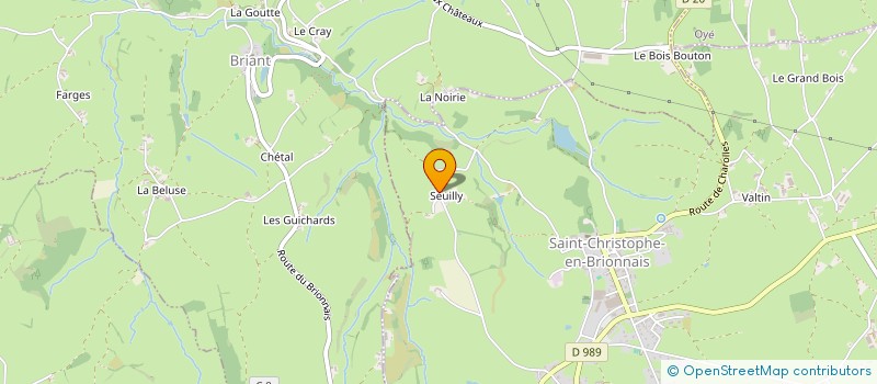 localisation de l'entreprise MADAME NADEGE PINVIN  SAINT-CHRISTOPHE-EN-BRIONNAIS