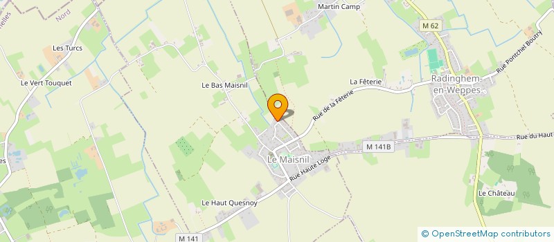 localisation de l'entreprise MADAME NADEGE PLUQUIN à LE MAISNIL