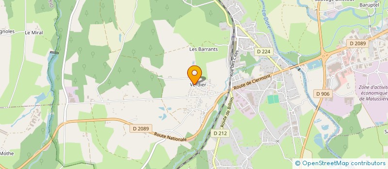 localisation de l'entreprise MADAME NADEGE POMMIER  PESCHADOIRES