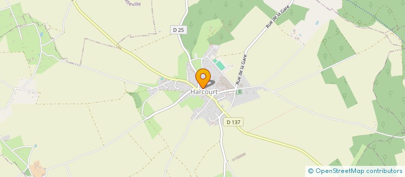 localisation de l'entreprise MADAME NADEGE PORET  HARCOURT