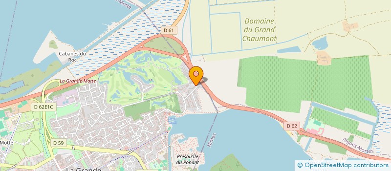 localisation de l'entreprise MADAME NADEGE PORTAL à LA GRANDE-MOTTE