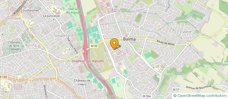 localisation de l'entreprise MADAME NADEGE POUCH  BALMA