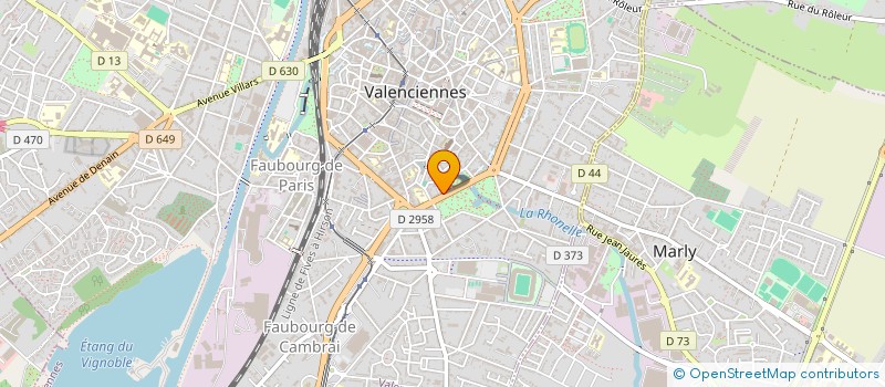 localisation de l'entreprise MADAME NADEGE POULAIN à VALENCIENNES