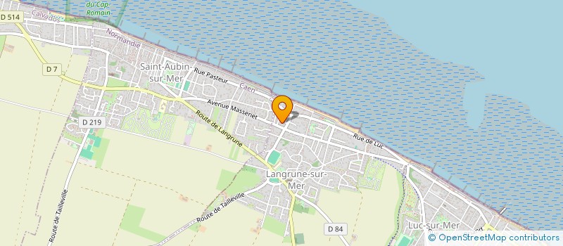 localisation de l'entreprise MADAME NADEGE POURCEAU  LANGRUNE-SUR-MER