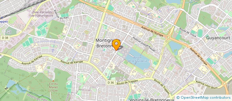 localisation de l'entreprise MADAME NADEGE PRAGOUT à MONTIGNY-LE-BRETONNEUX