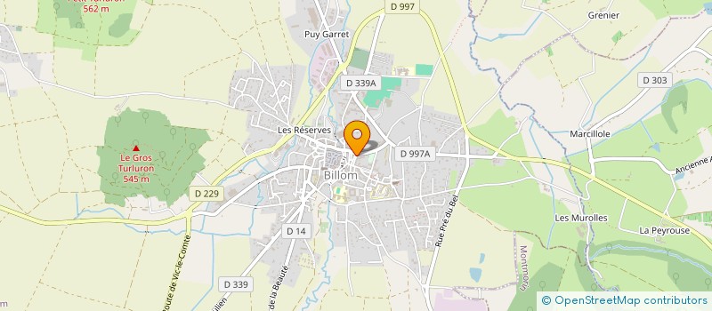 localisation de l'entreprise MADAME NADEGE PUARD  ENNEZAT