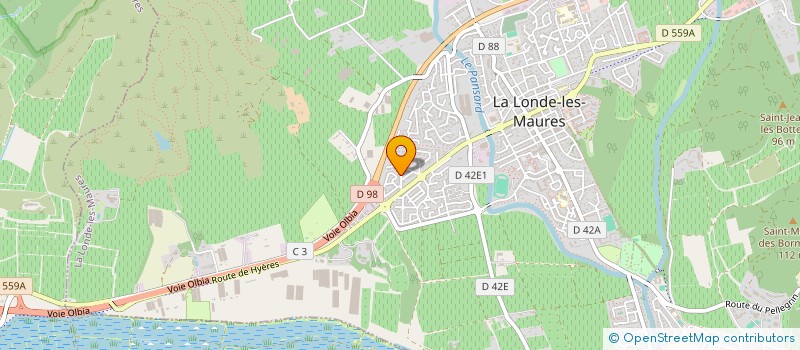 localisation de l'entreprise MADAME NADEGE QUIEVREUX à LA LONDE-LES-MAURES