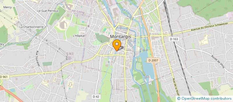 localisation de l'entreprise MADAME NADEGE RAINETEAU à MONTARGIS