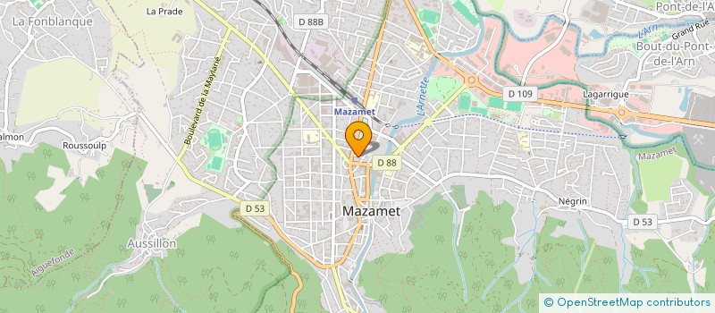 localisation de l'entreprise MADAME NADEGE RAMIERE à MAZAMET