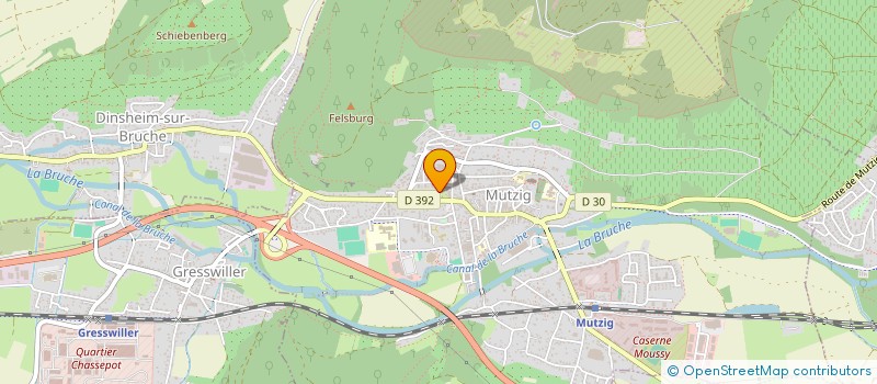 localisation de l'entreprise MADAME NADEGE REMOND  MUTZIG