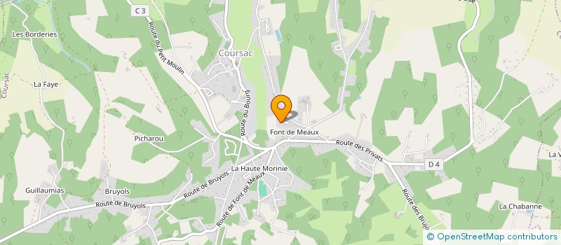 localisation de l'entreprise MADAME NADEGE REMY  COURSAC