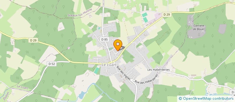 localisation de l'entreprise MADAME NADEGE RICQ  CHERRE-AU