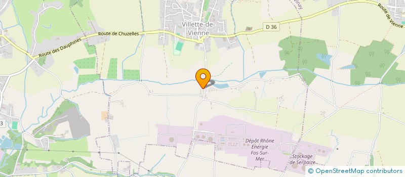 localisation de l'entreprise MADAME NADEGE RIVIER  VILLETTE-DE-VIENNE