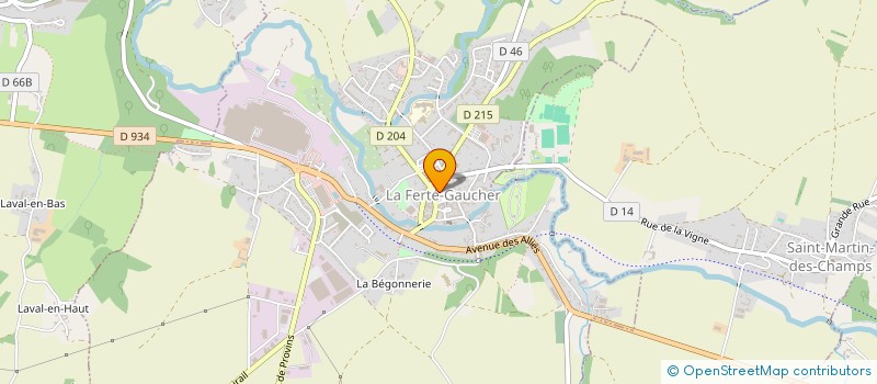 localisation de l'entreprise MADAME NADEGE ROBCIS à LA FERTE-GAUCHER