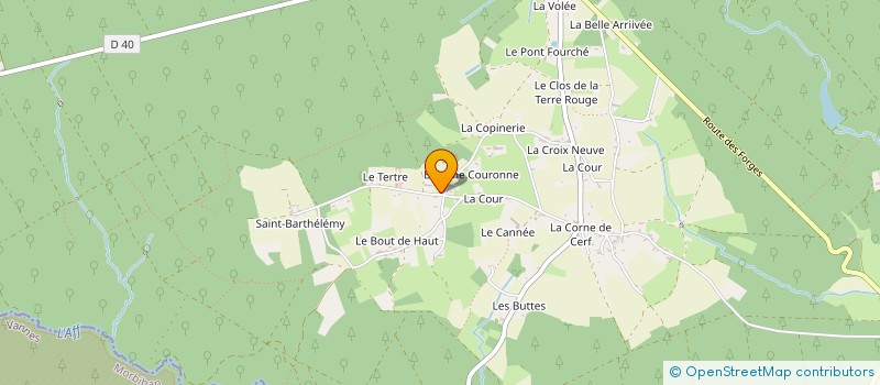 localisation de l'entreprise MADAME NADEGE ROBERT  PAIMPONT