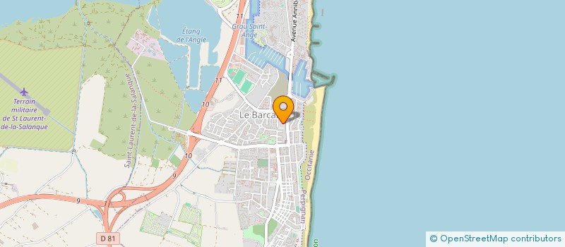 localisation de l'entreprise MADAME NADEGE ROBERT  LE BARCARES