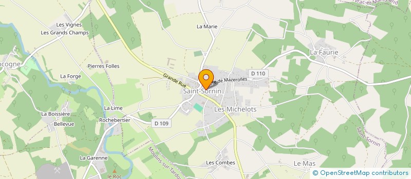 localisation de l'entreprise MADAME NADEGE ROBICHON à SAINT-SORNIN