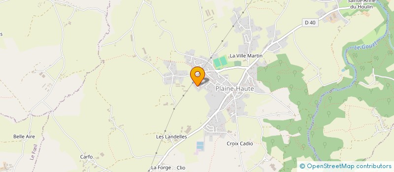 localisation de l'entreprise MADAME NADEGE ROGARD  PLAINE-HAUTE