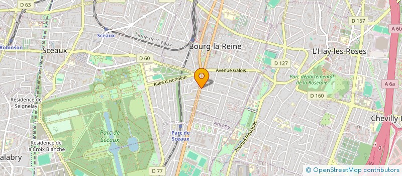 localisation de l'entreprise MADAME NADEGE ROHART à BOURG-LA-REINE
