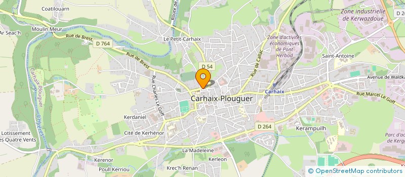localisation de l'entreprise MADAME NADEGE ROLLAND à CARHAIX-PLOUGUER